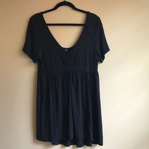 Torrid Cinch Front Babydoll Top